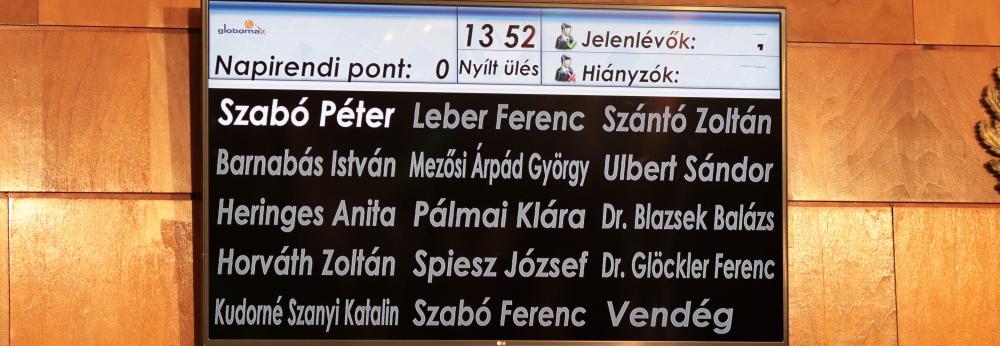 Testületi döntések Testületi döntések